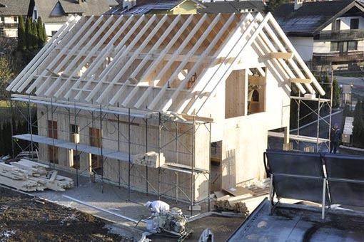 Gradnja lesene hiše