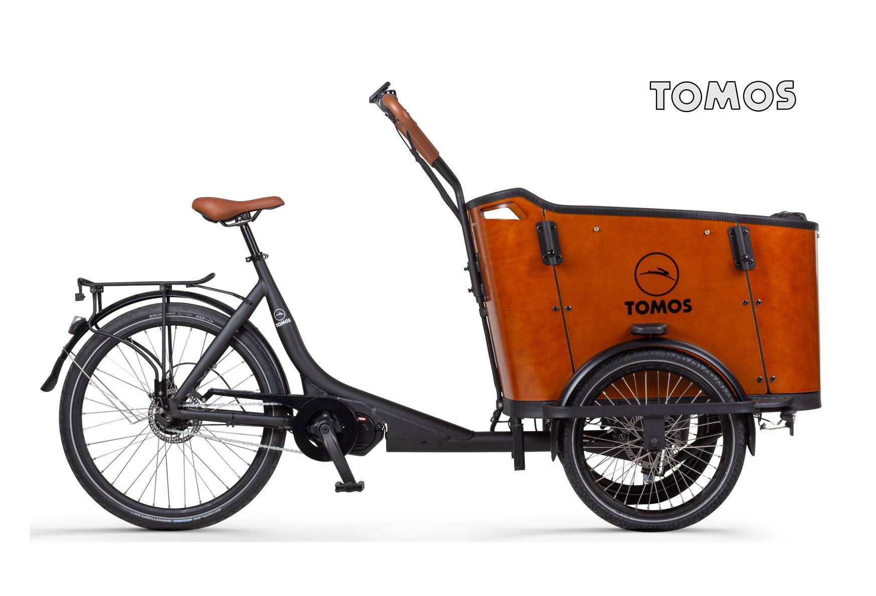 Električno transportno kolo Tomos Cargo, s katerim lahko vozimo težko prtljago in do 4 otroke naenkrat