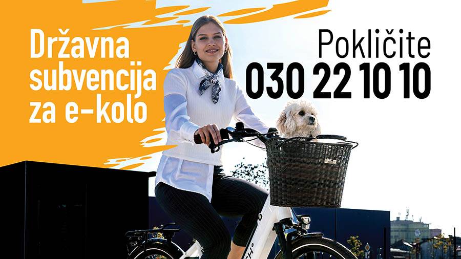 Subvencija za električna kolesa 2025