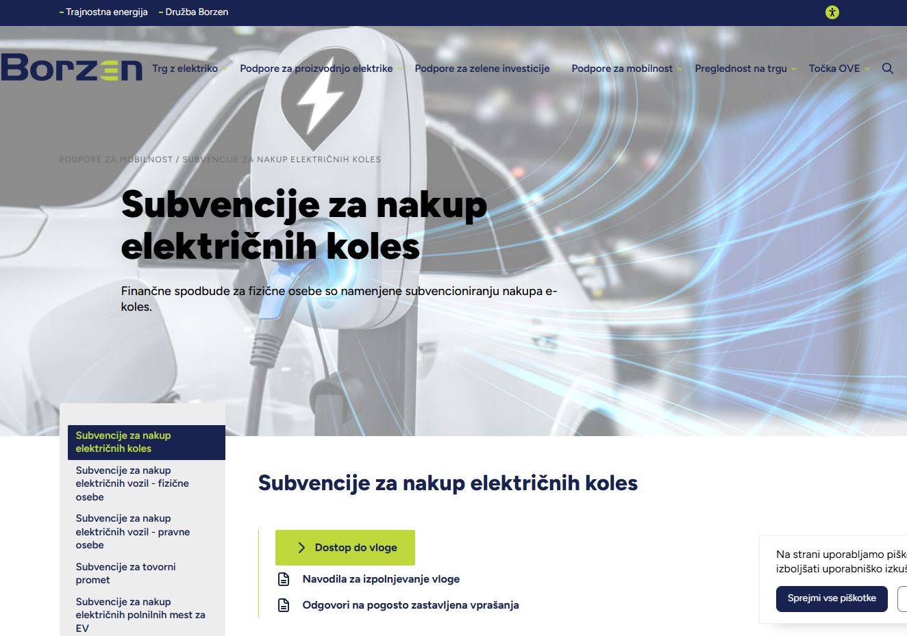 Subvencija za električno kolo: mestno, zložljivo in cargo kolo