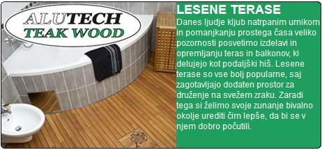 Alutech | Lesene terase