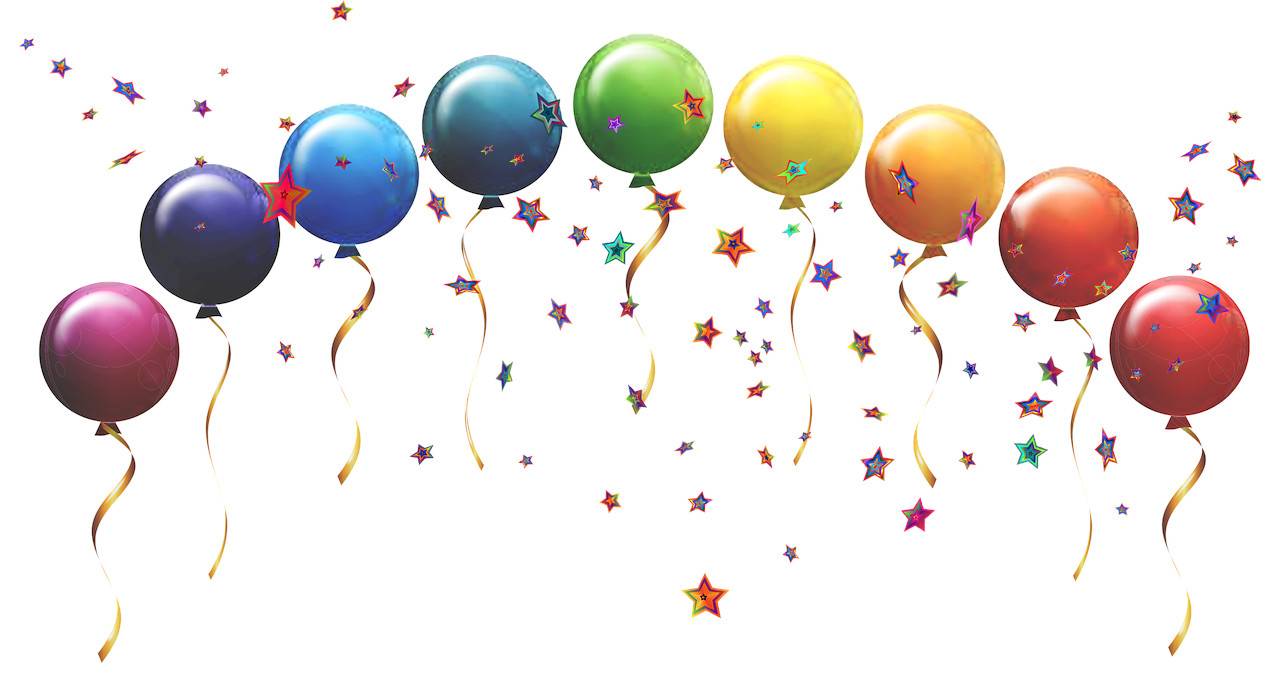 Baloni na helij za zabavo (40, 30, 18 let), pripomočki za polnjenje balonov