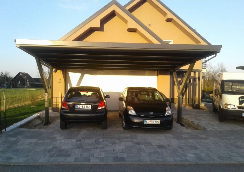 Nerjaveči moderni nadstreški za vozila