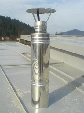Inox nerjavni troslojni dimnik Hočevar,