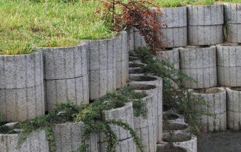 Okrogla betonska škarpnica