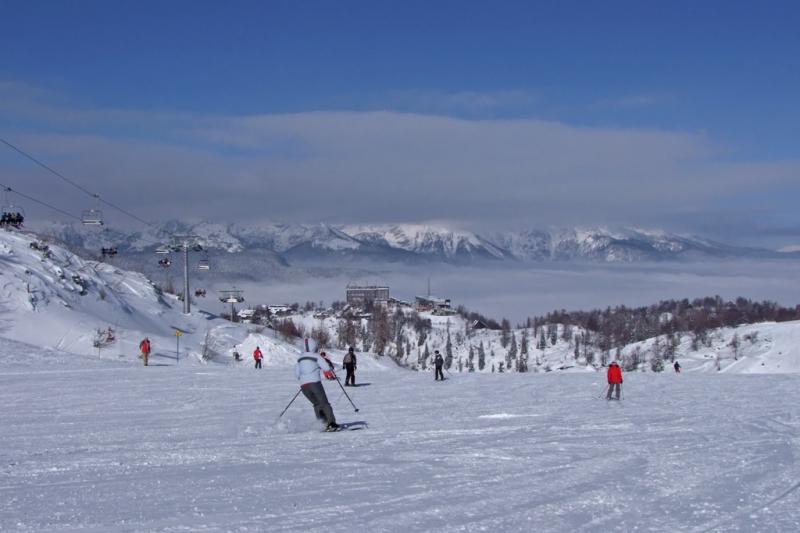 Smučanje v okolici Bohinja