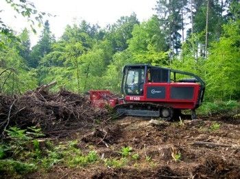 Urejanje vrta z drobilcem vej