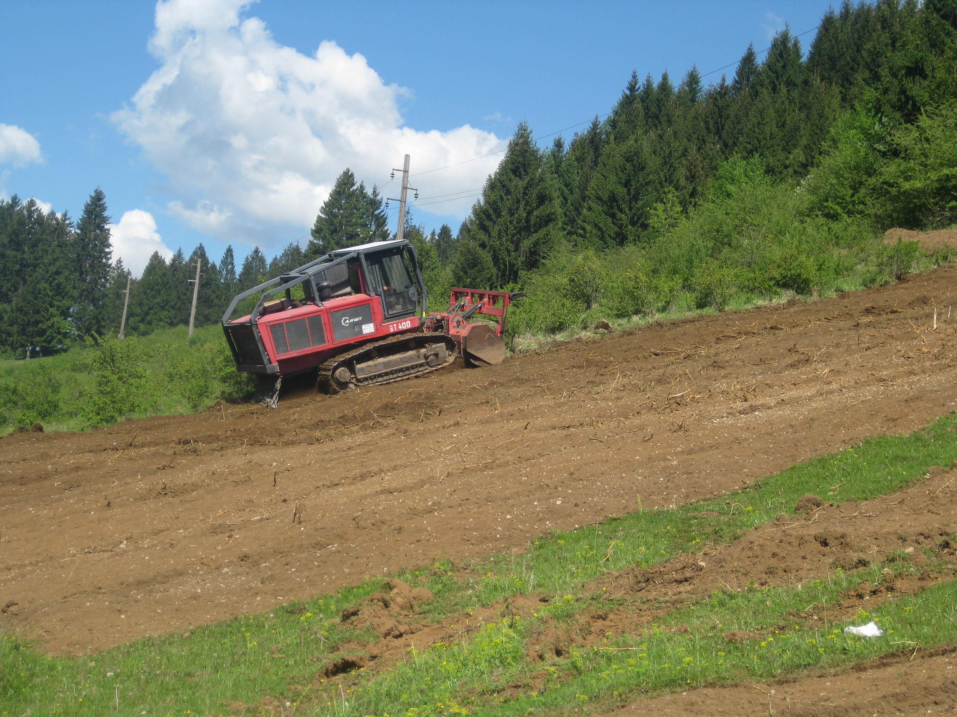 Mulčer za bager ali traktor