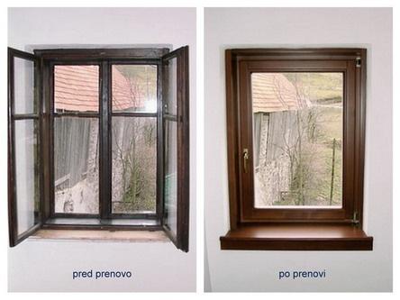 Obnova starih lesenih oken