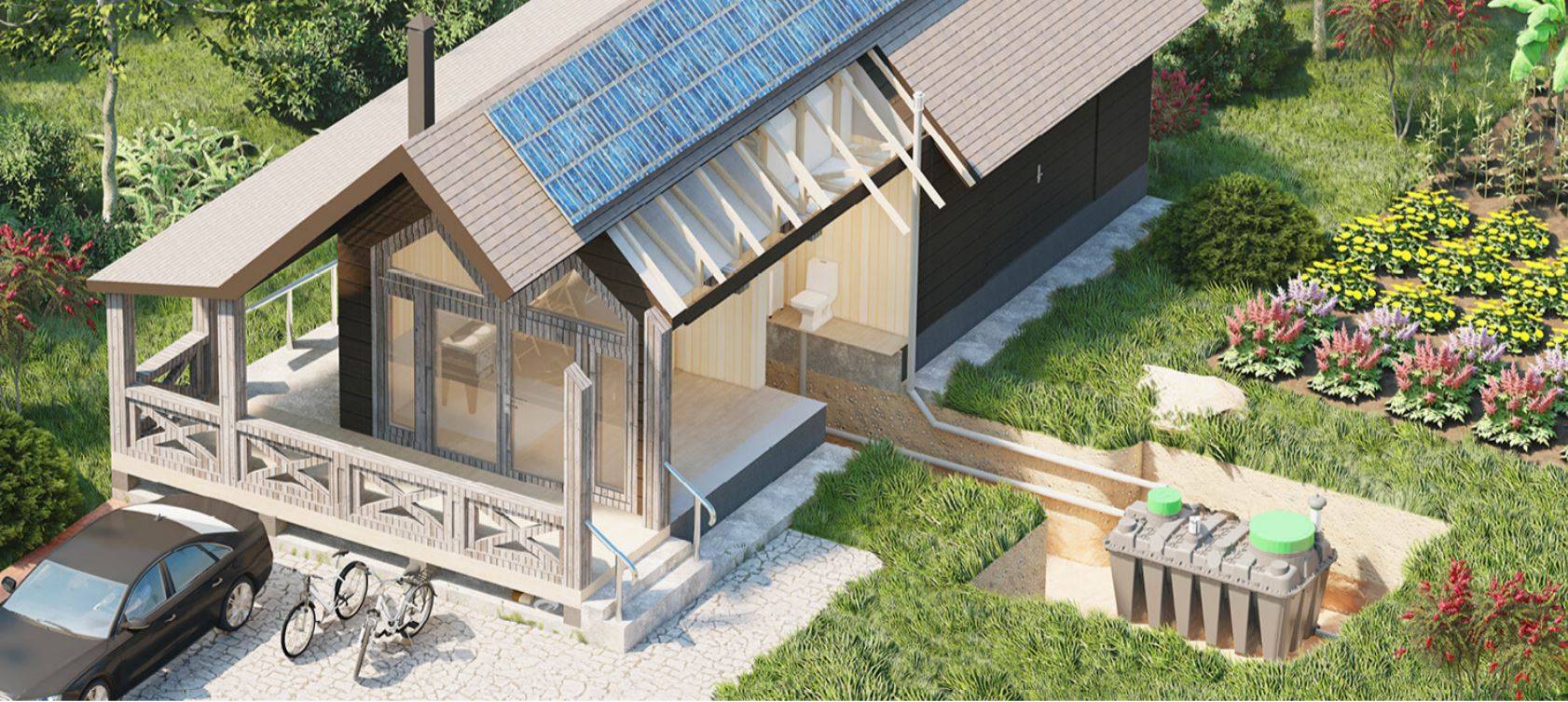 biološke čistilne naprave brez elektrike