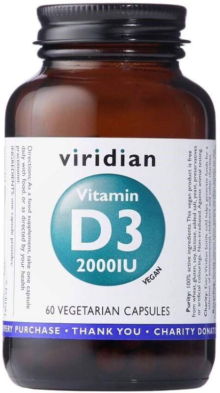 Kapsule Vitamin D3 - Viridian