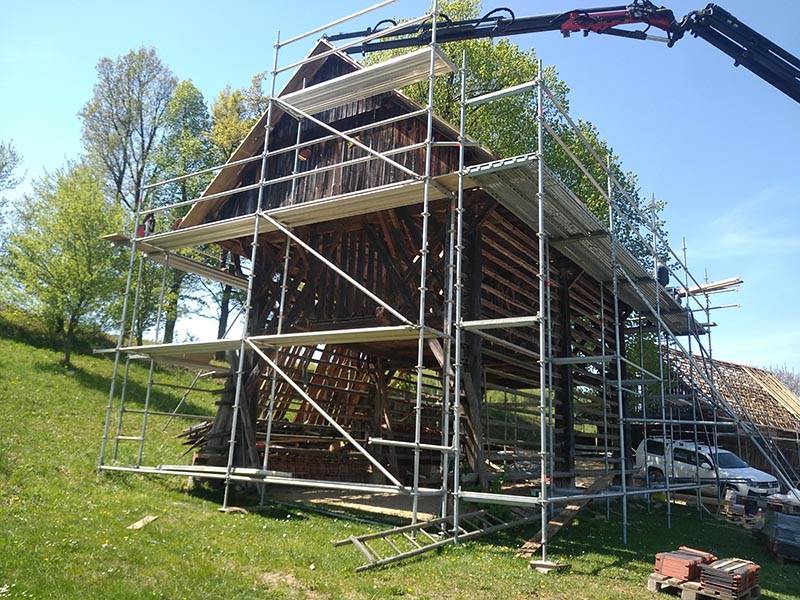 Modularni gradbeni oder za večje prilagajanje terenu