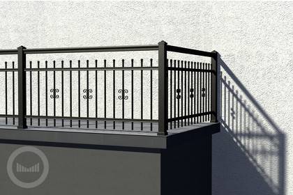Zaščitna ograja za balkon
