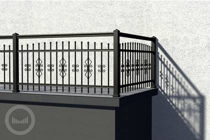 vertikalne alu ograje za balkon