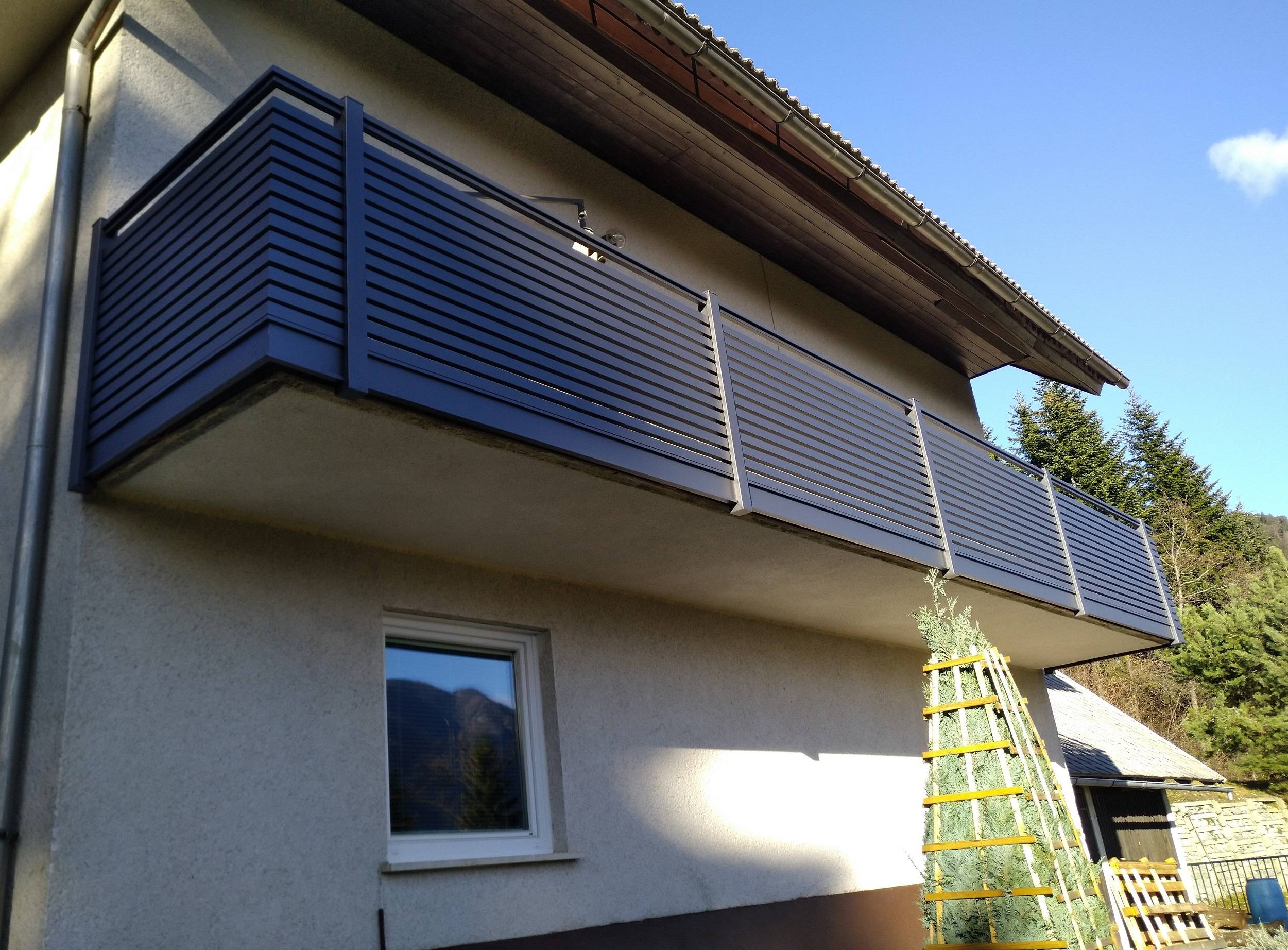 izdelava balkonske ograje iz aluminija