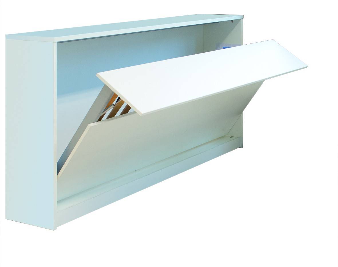 Enojna dvižna postelja v omari Enojna dvižna postelja v omari