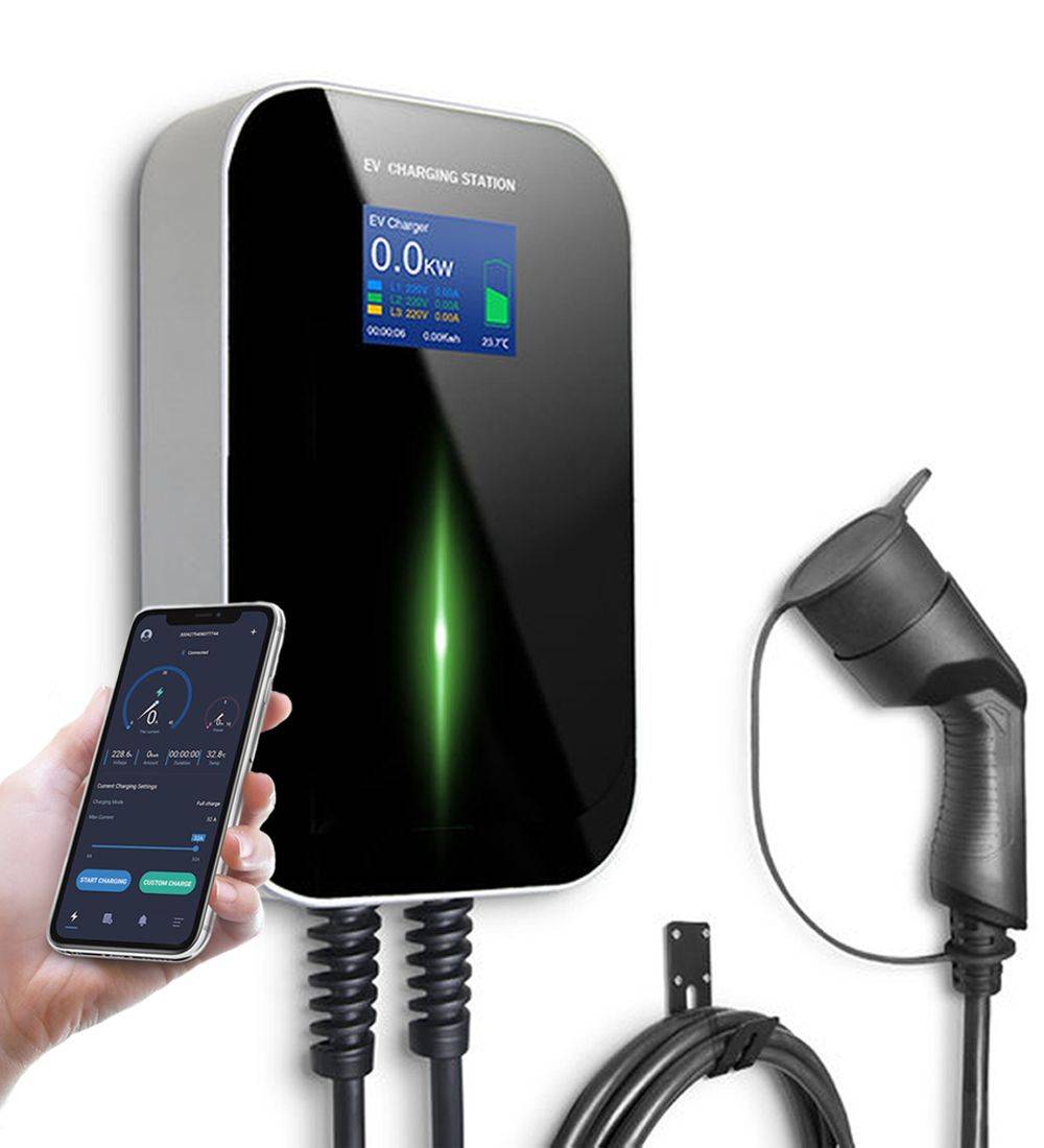 elektro polnilnica z uporabo aplikacije