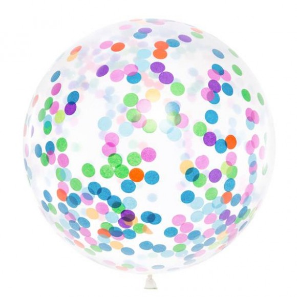 Balon s konfeti