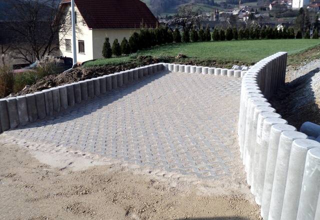 Izdelava betonske škarpe